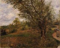 Pissarro, Camille - Pontoise Landscape, Through the Fields